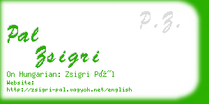 pal zsigri business card